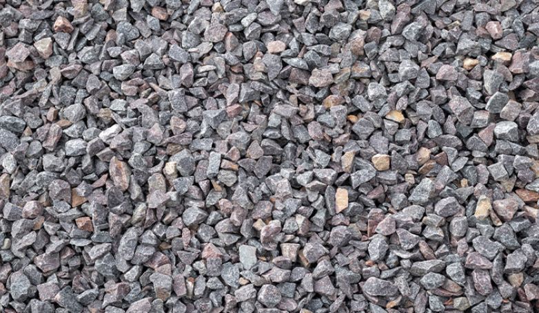 The standard oil and stone driveway is covered by second layer of stone called double-chip.