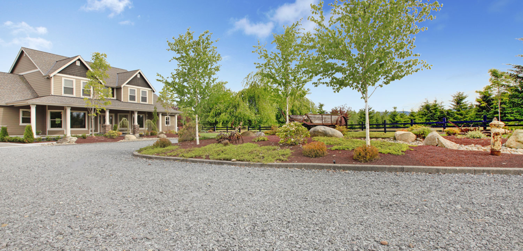 gravel driveway