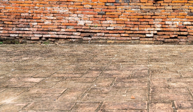 Old brick patio cleaning ideas.