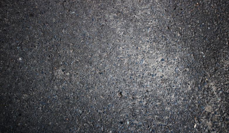 The porous surface of asphalt