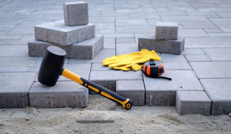 Example of cheap materials to buy to build a patio