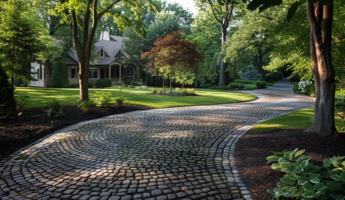 Half Circle Driveway - 30 Cutting-Edge Design Ideas